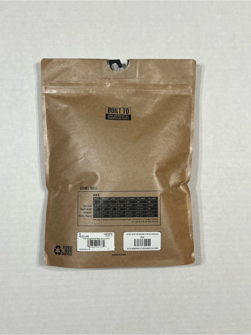 Carhartt Men's Midweight Base Layer Crewneck — Black - Picture 2 of 2